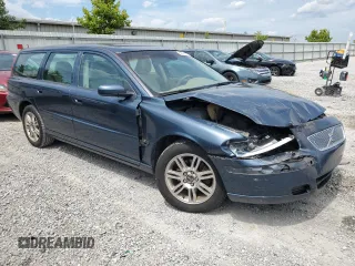2006 Volvo V70 with VIN YV1SW612662539420, listed as a Copart auction lot 62218774 with 167,569 mi miles and Salvage Title. Bid and sale history available at carsss.com. Image 4.