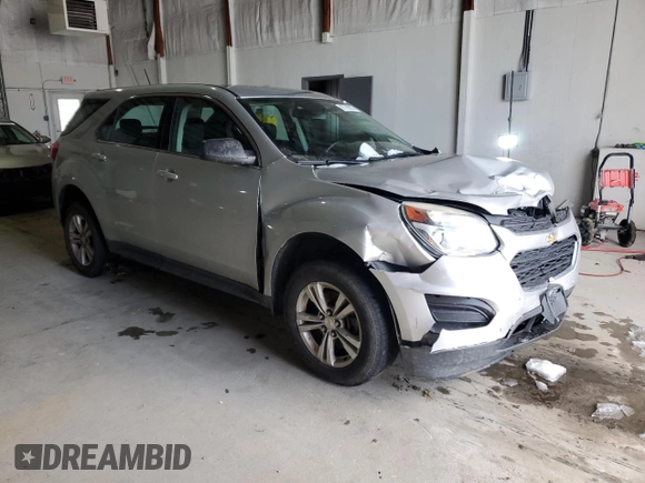 2016 Chevrolet Equinox LS with VIN 2GNALBEK6G1164716, listed as a Copart auction lot 87789005 with Not Provided miles and Salvage Title. Bid and sale history available at carsss.com. Image 4.