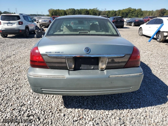 2006 Mercury Grand Marquis LS Premium with VIN 2MHFM75WX6X640491, listed as a Copart auction lot 46703525 with 322,429 mi miles and Salvage Title. Bid and sale history available at carsss.com. Image 6.