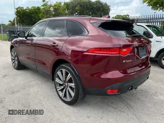2017 Jaguar F-Pace 35t Prestige with VIN SADCK2BV2HA077734, listed as a Copart auction lot 53062845 with 75,342 mi miles and Non Repairable. Bid and sale history available at DreamBid. Image 2.