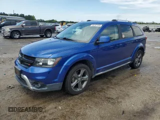 2015 Dodge Journey Crossroad с VIN 3C4PDCGG4FT605710, выставлен на аукционе Copart как лот 56181445 с пробегом 57 297 миль миль и Списание • Salvage title. История ставок и продаж доступна на DreamBid. Изображение 1.