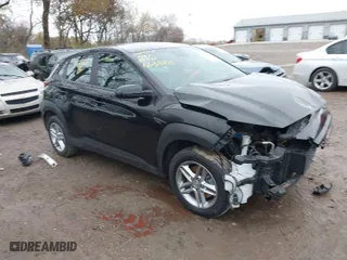 2021 Hyundai Kona SE with VIN KM8K1CAA3MU663328, listed as a IAAI auction lot 40859258 with 80,566 mi miles. Bid and sale history available at carsss.com. Image 1.