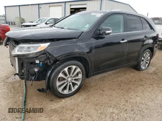 2015 Kia Sorento SX with VIN 5XYKW4A79FG558281, listed as a Copart auction lot 46945335 with 0 mi miles and Clean Title. Bid and sale history available at carsss.com. Image 1.