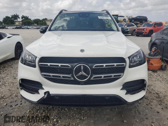 2022 Mercedes-Benz GLS 450 with VIN 4JGFF5KE4NA808217, listed as a Copart auction lot 62867924 with 18,722 mi miles and Salvage Title. Bid and sale history available at DreamBid. Image 5.