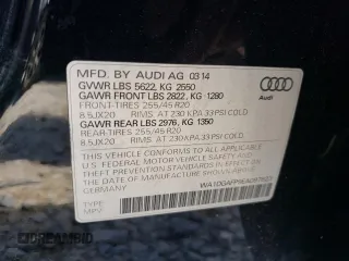 2014 Audi Q5 Premium Plus z VIN WA1DGAFP9EA097623, wystawiony jako Copart lot #63870685 z przebiegiem 128 260 mil mil oraz Szkoda całkowita • Salvage title. Historia ofert i sprzedaży dostępna na DreamBid. Obrazek 13.