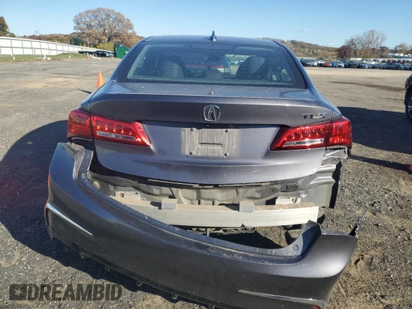 2020 Acura TLX with VIN 19UUB2F38LA005200, listed as a Copart auction lot 76519364 with 62,215 mi miles and Salvage Title. Bid and sale history available at carsss.com. Image 6.