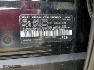 2022 Mitsubishi Outlander ES with VIN JA4J3TA86NZ072285, listed as a Copart auction lot 43230245 with 41,866 mi miles and Salvage Title. Bid and sale history available at carsss.com. Image 14.