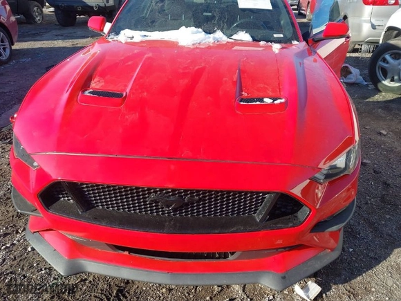 2019 Ford Mustang GT with VIN 1FA6P8CF3K5106619, listed as a IAAI auction lot 41623753 with 74,991 mi miles. Bid and sale history available at carsss.com. Image 6.