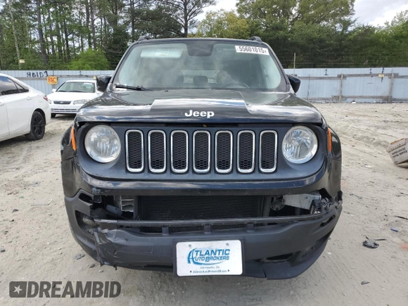 2015 Jeep Renegade Latitude z VIN ZACCJBBT9FPC14808, wystawiony jako Copart lot #55601015 z przebiegiem 176 621 mil mil oraz Szkoda całkowita • Salvage title. Historia ofert i sprzedaży dostępna na DreamBid. Obrazek 5.