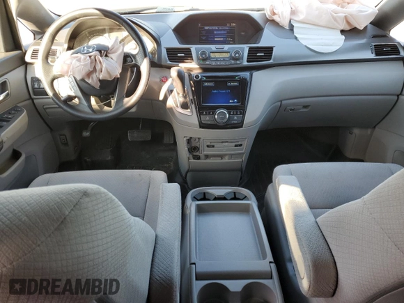 2017 Honda Odyssey SE with VIN 5FNRL5H36HB025430, listed as a Copart auction lot 87641025 with 123,258 mi miles and Salvage Title. Bid and sale history available at carsss.com. Image 8.