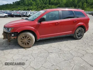 2018 Dodge Journey SE with VIN 3C4PDDAG8JT184646, listed as a Copart auction lot 61001045 with 132,750 mi miles and Salvage title. Bid and sale history available at DreamBid. Image 1.