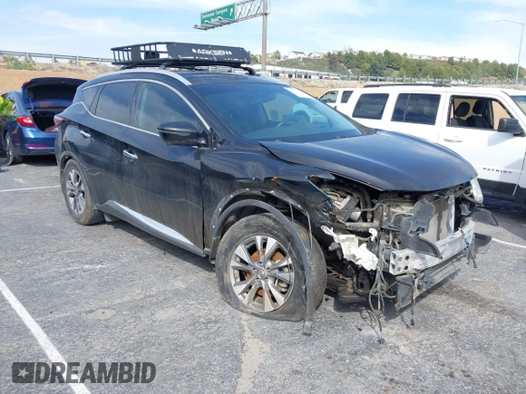 2017 Nissan Murano S with VIN 5N1AZ2MG8HN103383, listed as a IAAI auction lot 41756158 with 129,917 mi miles and . Bid and sale history available at carsss.com. Image 1.