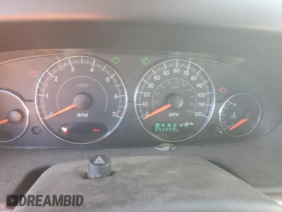 2005 Chrysler Sebring Touring with VIN 1C3EL56R05N573849, listed as a Copart auction lot 87338184 with 252,659 mi miles and Salvage title. Bid and sale history available at DreamBid. Image 9.