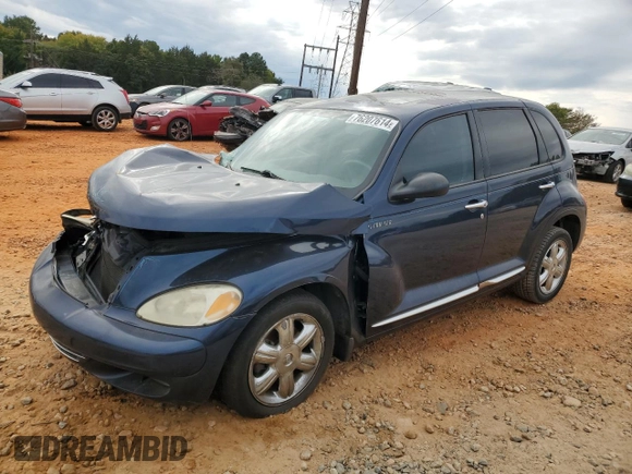 2003 Chrysler PT Cruiser Touring with VIN 3C4FY58B63T617822, listed as a Copart auction lot 76207614 with 200,168 mi miles and Salvage Title. Bid and sale history available at carsss.com. Image 1.