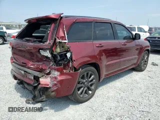 2018 Jeep Grand Cherokee Overland with VIN 1C4RJFCG5JC338137, listed as a Copart auction lot 58008915 with 89,481 mi miles and Salvage title. Bid and sale history available at DreamBid. Image 3.