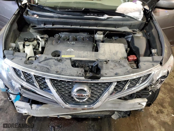 2012 Nissan Murano LE with VIN JN8AZ1MW0CW218749, listed as a Copart auction lot 88543305 with 106,707 mi miles and Salvage Title. Bid and sale history available at carsss.com. Image 14.
