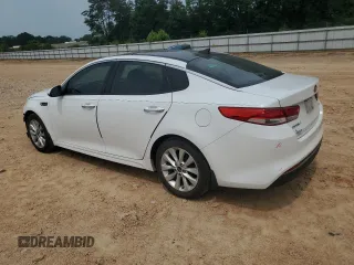 2016 Kia Optima EX with VIN 5XXGU4L36GG097679, listed as a Copart auction lot 60231295 with 110,599 mi miles and Salvage title. Bid and sale history available at DreamBid. Image 2.