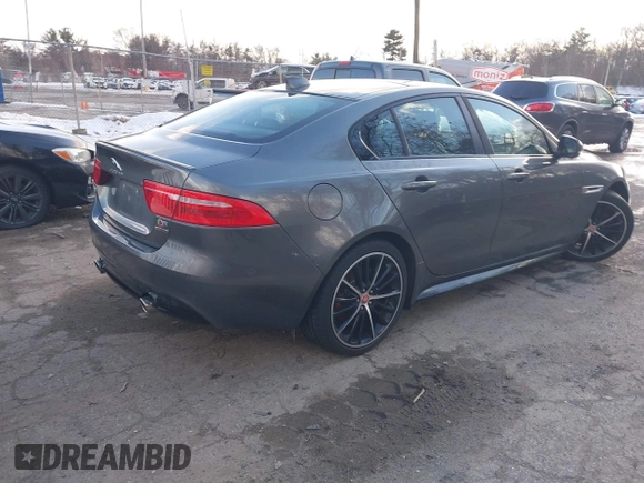 2018 Jaguar XE with VIN SAJAM4FVXJCP21835, listed as a IAAI auction lot 41608729 with Not Provided miles and . Bid and sale history available at DreamBid. Image 4.