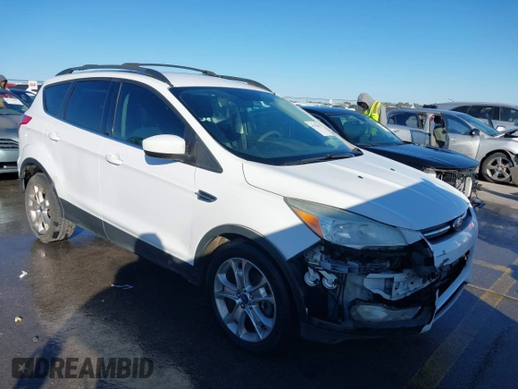 2013 Ford Escape SE with VIN 1FMCU0G9XDUD01410, listed as a IAAI auction lot 41758032 with 154,208 mi miles. Bid and sale history available at carsss.com. Image 1.