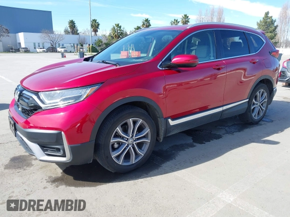 2022 Honda CR-V Touring with VIN 7FARW2H95NE036087, listed as a IAAI auction lot 41652693 with 20,694 mi miles. Bid and sale history available at carsss.com. Image 17.
