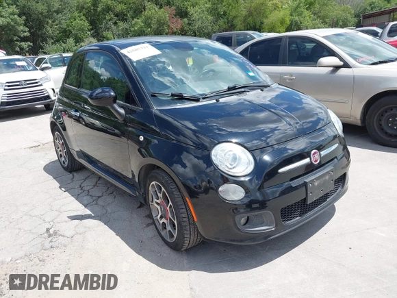 2015 FIAT 500 Sport z VIN 3C3CFFBR1FT753692, wystawiony jako IAAI lot #42587321 z przebiegiem 61 131 mil mil oraz . Historia ofert i sprzedaży dostępna na DreamBid. Obrazek 1.
