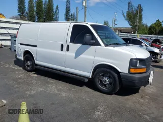 2014 Chevrolet Express Cargo Van with VIN 1GCWGFCA3E1132068, listed as a Copart auction lot 53259715 with 133,467 mi miles and Clean Title. Bid and sale history available at carsss.com. Image 4.