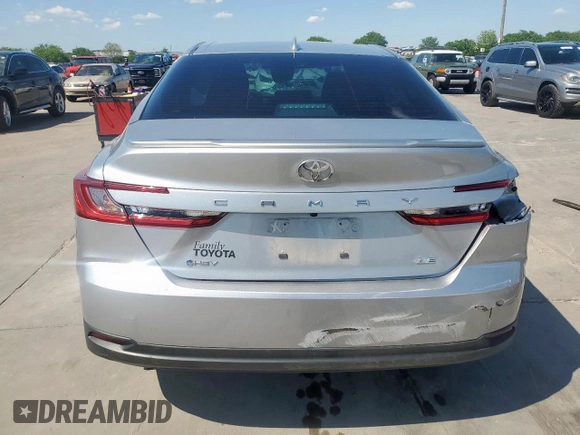 2025 Toyota Camry LE with VIN 4T1DAACK7SU069339, listed as a Copart auction lot 54189825 with Not Provided miles and Clean Title. Bid and sale history available at DreamBid. Image 6.