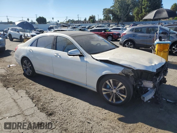 2017 Mercedes-Benz S 550e with VIN WDDUG6DB0HA316490, listed as a Copart auction lot 68325094 with Not Provided miles and Salvage Title. Bid and sale history available at DreamBid. Image 4.