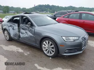 2017 Audi A4 Premium with VIN WAUANAF41HN026835, listed as a IAAI auction lot 42474518 with 104,721 mi miles and . Bid and sale history available at DreamBid. Image 1.