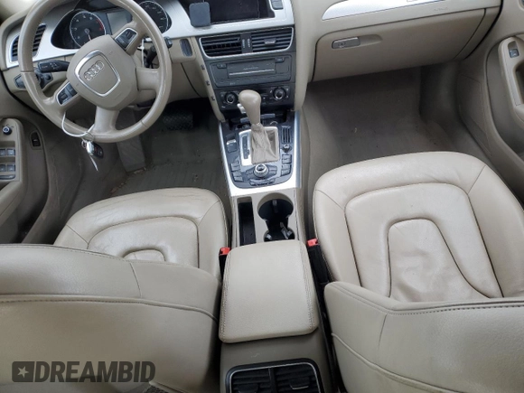 2012 Audi A4 2.0T Premium Plus with VIN WAUWFAFL1CA021726, listed as a Copart auction lot 44306125 with 0 mi miles and Salvage Title. Bid and sale history available at carsss.com. Image 8.