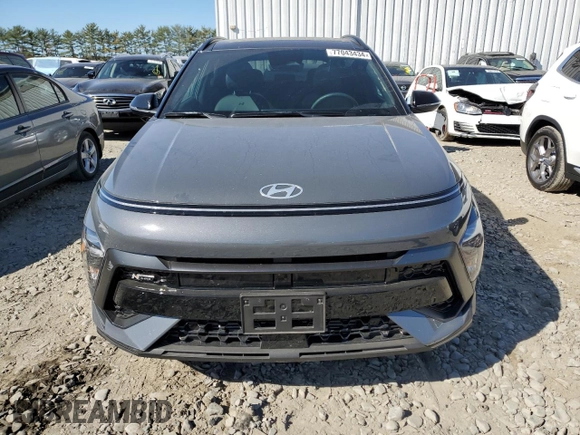 2024 Hyundai Kona N Line with VIN KM8HACA3XRU069998, listed as a Copart auction lot 77043434 with 5,459 mi miles and Salvage Title. Bid and sale history available at DreamBid. Image 5.