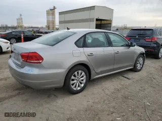 2012 Volkswagen Passat S w/Appearance with VIN 1VWAH7A3XCC090725, listed as a Copart auction lot 49828585 with 204,961 mi miles and Salvage Title. Bid and sale history available at carsss.com. Image 3.