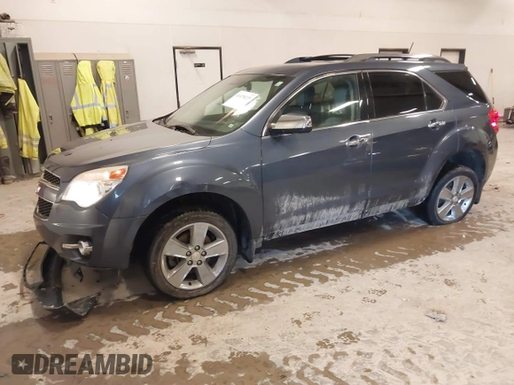 2013 Chevrolet Equinox LTZ with VIN 2GNALFEK6D6357874, listed as a IAAI auction lot 41470225 with 90,605 mi miles. Bid and sale history available at carsss.com. Image 2.