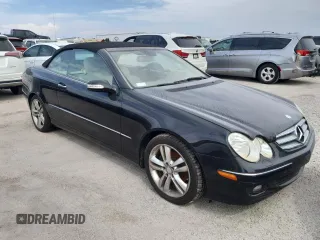 2008 Mercedes-Benz CLK-Class 3.5L with VIN WDBTK56F48F256262, listed as a Copart auction lot 74918114 with 0 mi miles and Salvage Title. Bid and sale history available at carsss.com. Image 4.