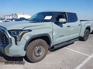 2022 Toyota Tundra Limited Hybrid with VIN 5TFJC5EC9NX001528, listed as a IAAI auction lot 41625774 with 57,475 mi miles and . Bid and sale history available at DreamBid. Image 17.