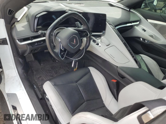 2023 Chevrolet Corvette 2LT with VIN 1G1YB2D40P5101955, listed as a Copart auction lot 68144174 with Not provided miles and Salvage title. Bid and sale history available at DreamBid. Image 8.