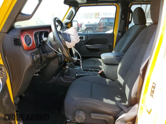 2020 Jeep Wrangler Unlimited Sport S с VIN 1C4HJXDG1LW189677, выставлен на аукционе Copart как лот 62716145 с пробегом 69 624 миль миль и Списание • Salvage title. История ставок и продаж доступна на DreamBid. Изображение 7.