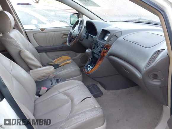 1999 Lexus RX 300 with VIN JT6GF10U3X0042492, listed as a IAAI auction lot 41940649 with 279,987 mi miles and . Bid and sale history available at DreamBid. Image 5.