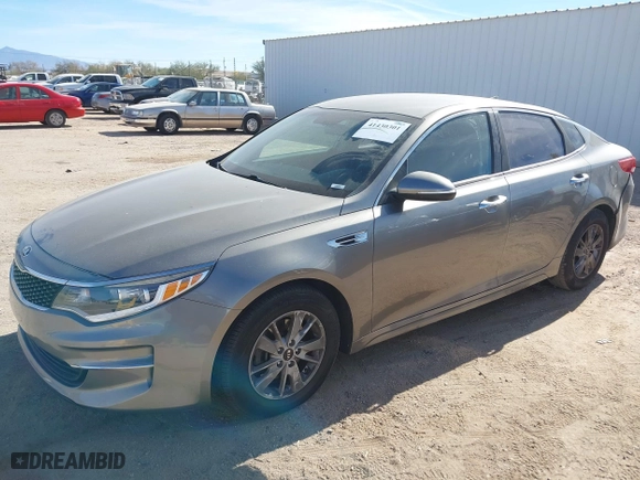 2016 Kia Optima LX with VIN 5XXGT4L32GG099934, listed as a IAAI auction lot 41430301 with 88,198 mi miles. Bid and sale history available at carsss.com. Image 18.