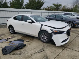 2021 Mazda 3 S with VIN JM1BPAAL3M1310906, listed as a Copart auction lot 52217105 with Not Provided miles and Salvage Title. Bid and sale history available at DreamBid. Image 4.