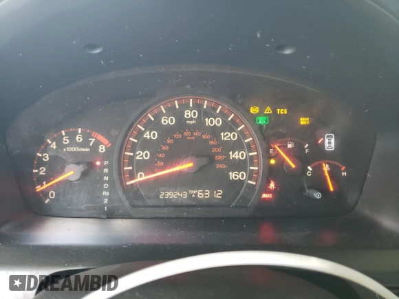 2003 Honda Accord LX with VIN 1HGCM82293A003588, listed as a Copart auction lot 61054915 with 239,243 mi miles and Clean title. Bid and sale history available at DreamBid. Image 9.