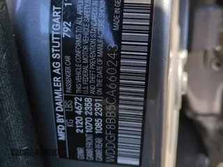 2012 Mercedes-Benz C 300 Sport with VIN WDDGF8BB5CA660243, listed as a Copart auction lot 59394845 with 176,880 mi miles and Salvage title. Bid and sale history available at DreamBid. Image 12.