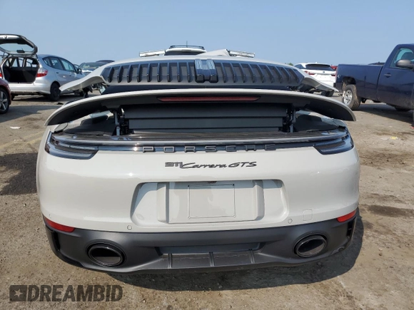 2024 Porsche 911 Carrera S with VIN WP0CB2A93RS245845, listed as a Copart auction lot 67671974 with 333 mi miles and Salvage Title. Bid and sale history available at carsss.com. Image 6.