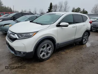 2017 Honda CR-V EX with VIN 2HKRW2H51HH111124, listed as a Copart auction lot 50997665 with 126,070 mi miles and Salvage Title. Bid and sale history available at carsss.com. Image 1.