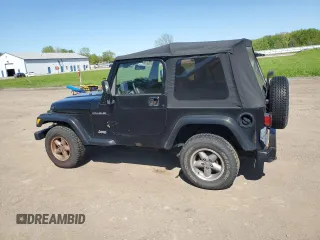 2002 Jeep Wrangler X with VIN 1J4FA39S02P742836, listed as a Copart auction lot 54780835 with 91,769 mi miles and Clean title. Bid and sale history available at DreamBid. Image 2.