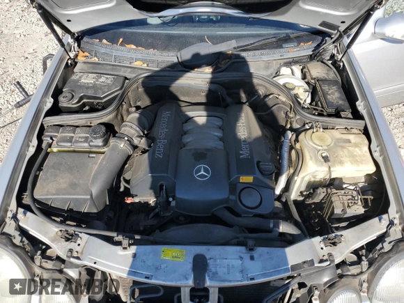 2001 Mercedes-Benz CLK 320/430 with VIN WDBLJ65G51F178728, listed as a Copart auction lot 85227504 with 206,248 mi miles and Salvage Title. Bid and sale history available at DreamBid. Image 11.