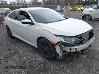 2020 Honda Civic Sedan Sport with VIN 2HGFC2F83LH549560, listed as a IAAI auction lot 41988749 with 72,257 mi miles. Bid and sale history available at carsss.com. Image 1.