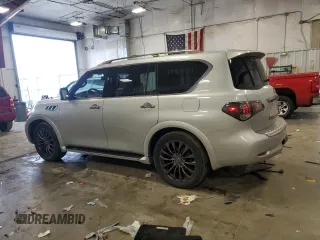 2015 Infiniti QX80 with VIN JN8AZ2NE4F9085038, listed as a Copart auction lot 52729425 with 214,783 mi miles and Clean title. Bid and sale history available at DreamBid. Image 2.