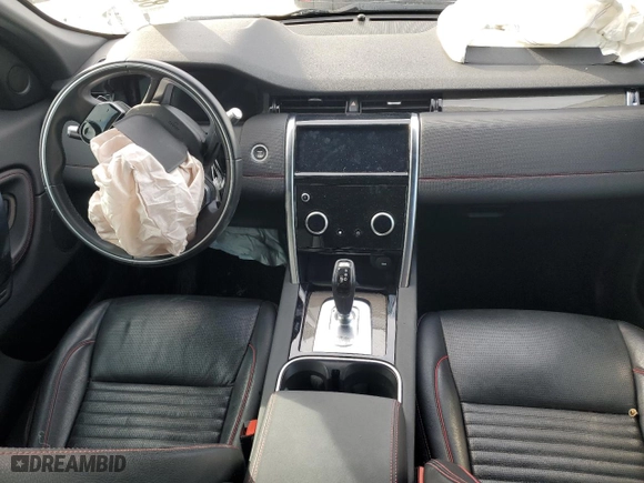 2020 Land Rover Discovery Sport SE R-Dynamic with VIN SALCL2FX8LH853166, listed as a Copart auction lot 88162655 with 0 mi miles and Salvage Title. Bid and sale history available at carsss.com. Image 8.