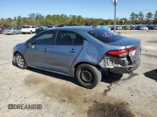 2023 Toyota Corolla LE with VIN JTDB4MEE1P3009369, listed as a Copart auction lot 43608735 with 52,551 mi miles and Salvage Title. Bid and sale history available at carsss.com. Image 2.